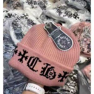 NWT Chrome Hearts PinkKnit Winter Hat